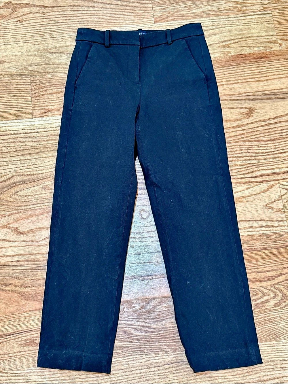 J.Crew Kallie Pant Straight Leg Cropped Pants in Black Size 2